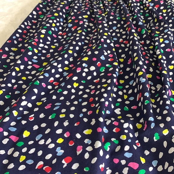 J. CREW Ratti Happy Cat Blue Cotton Midi Dress, Size 4 - Picture 15 of 16